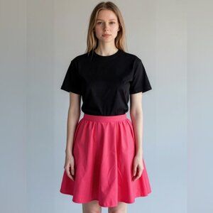 Vintage Bright Pink Circle Skirt